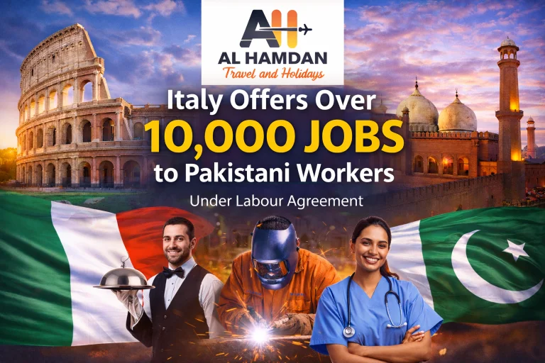 Italy Offers Over 10000 Jobs to Pakistani Workers